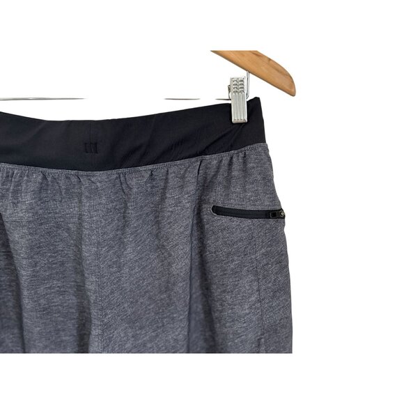 Lululemon T.H.E Gray Athletic Shorts With Liner & Zipper Pocket Size M - Picture 5 of 6